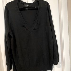 Black v neck sweater lane Bryant